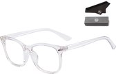 LC Eyewear Computerbril - Blauw Licht Filter - Blue Light Glasses - Beeldschermbril - Design - Unisex - Transparant