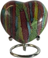 Mini urn hart Rainbow 14286