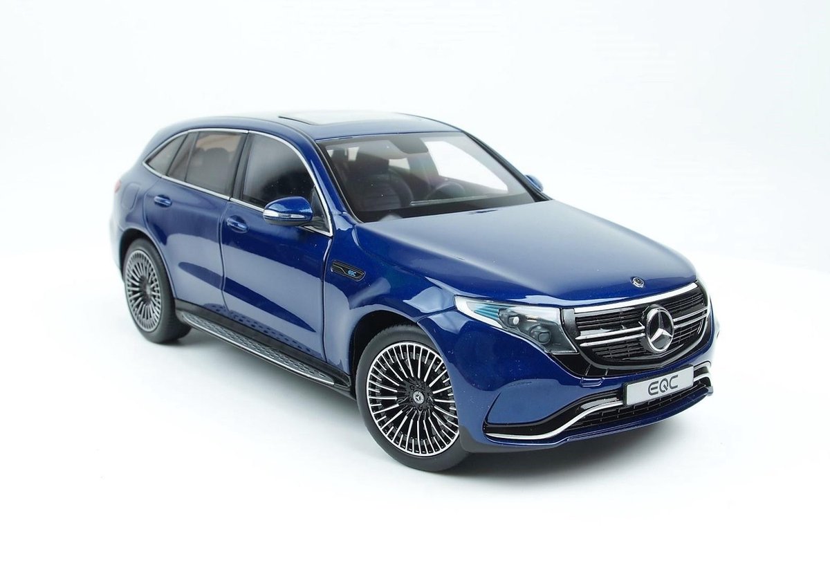 NZG Mercedes-Benz EQC400 4 Matic N293 2019 Blauw 1:18