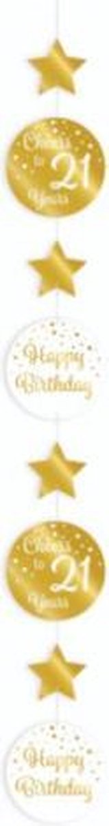 Hanging decoration gold/white - 21