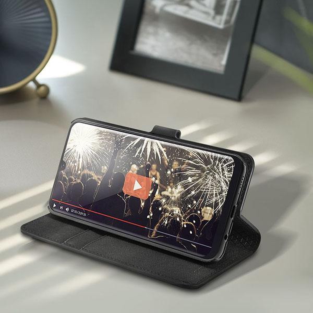 ZKl Telecom Telefoonhoesje - Book Case - Geschikt Voor Huawei P Smart (2019) - Zwart