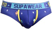 Supawear Sprint Brief Blue Lightning - MAAT XS - Heren Ondergoed - Slip voor Man - Mannen Slip