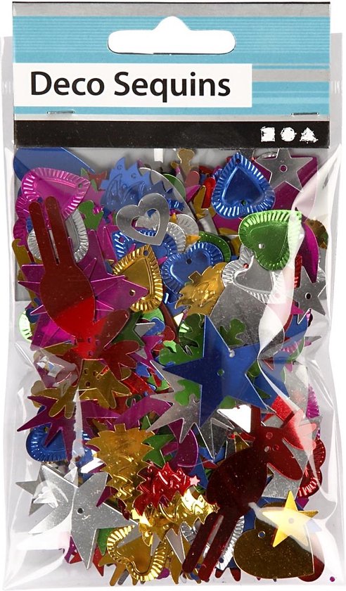 QUARKZMAN Lose Pailletten 4MM Silberne Rückseite Pailletten