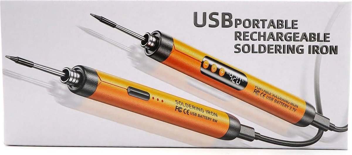 Kit de fer à souder sans fil rechargeable USB portable avec température réglable