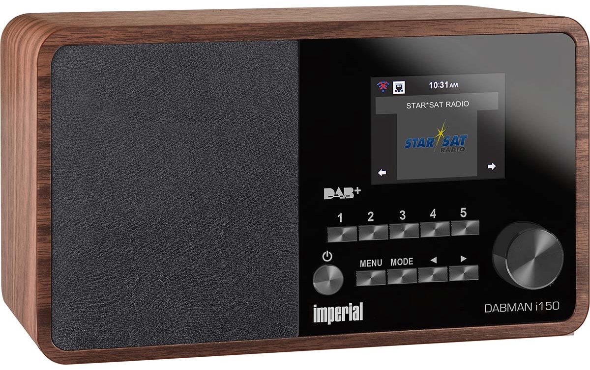 Imperial DABMAN i150 - internetradio met DAB+ - Hout