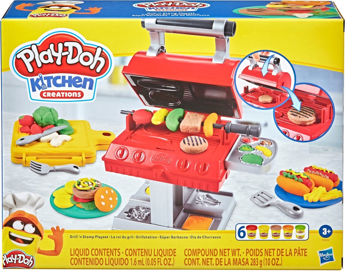 Play-Doh Super Grill Barbecue - Klei Speelset — afbeelding 14