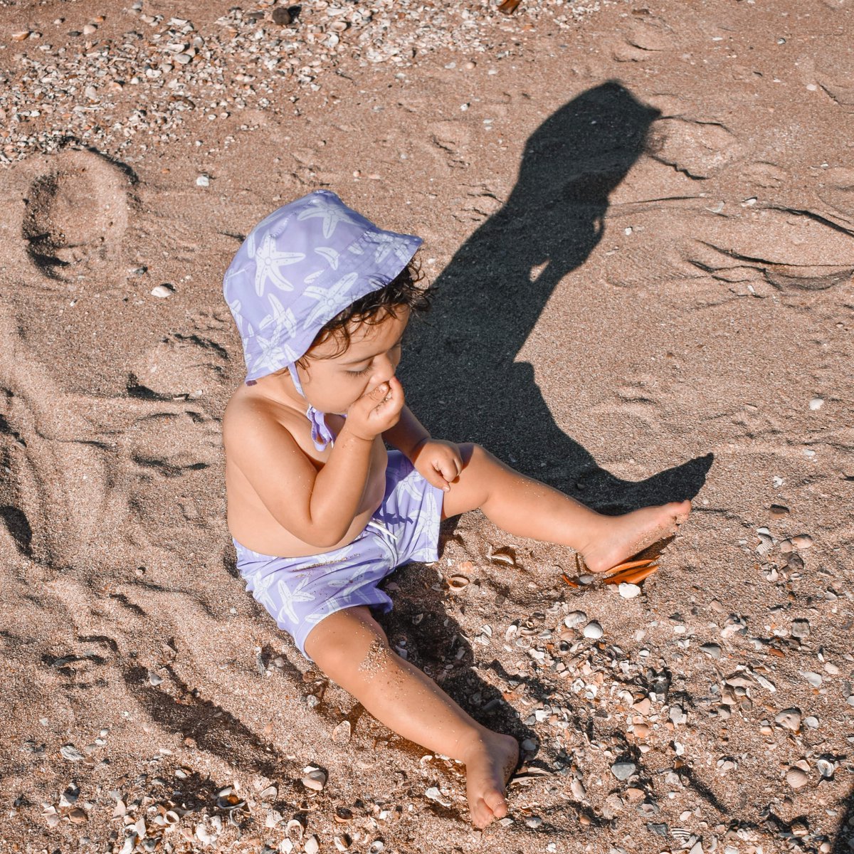 Swim Essentials Zwemboxer/Zwembroek Jongens - UV Zwemkleding Jongens - Lila Sea Star — afbeelding 5