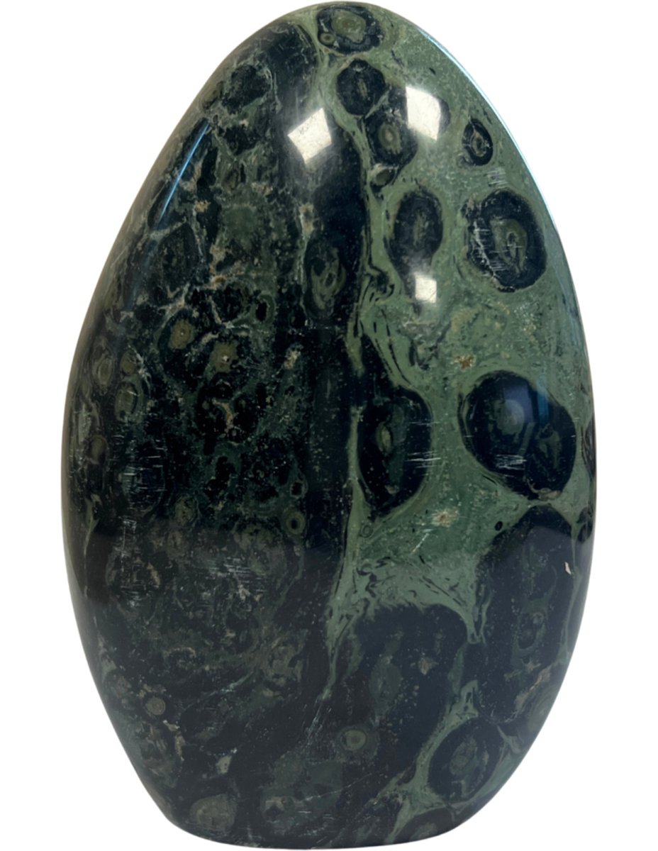 Ruben Robijn Jaspis kamballa sculptuur nr.06 Groen / zwart