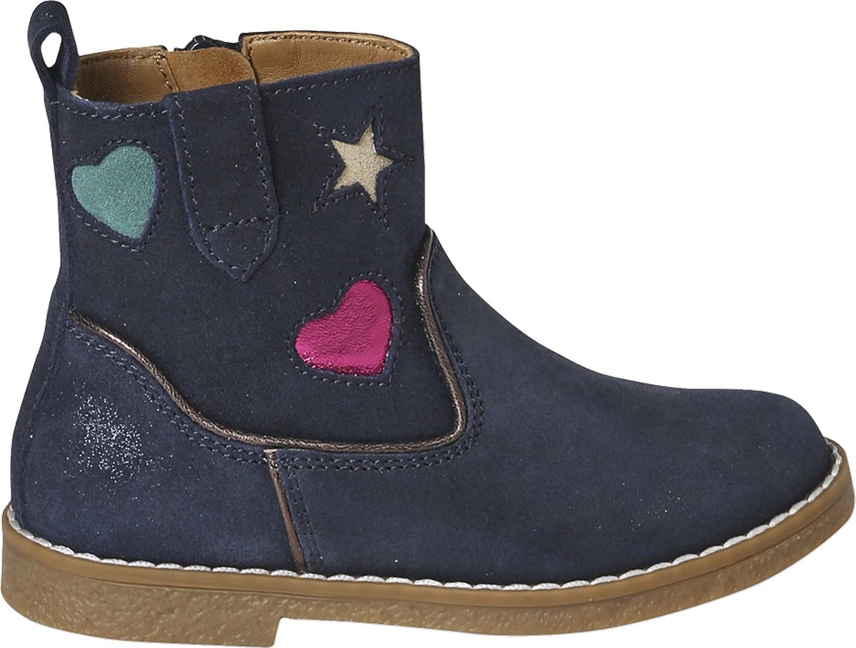 Vertbaudet Leren laarzen voor meisjes kleutercollectie Blauw