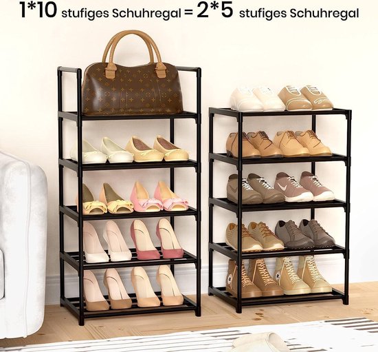 360 ° draaibaar schoenenrek, moderne ronde schoen voor entree, ruimtebesparende