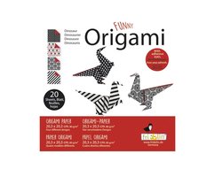 Fridolin Origami Dino Pliant 20 X 20 Cm 20 Pièces Multicolore