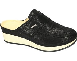 Vital -Dames - zwart - slippers & muiltjes - maat 37