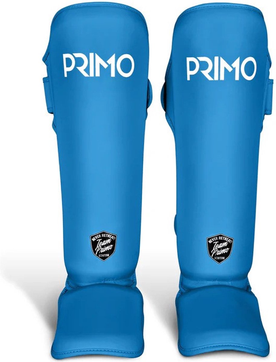 Primo Classic Muay Thai Scheenbeschermer - Mayan Blue - blauw - Maat S