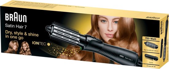Braun Satin Hair 7 BRAS720E F�hnborstel - Ionentechnologie - Drogen, Stijlen, en krullen