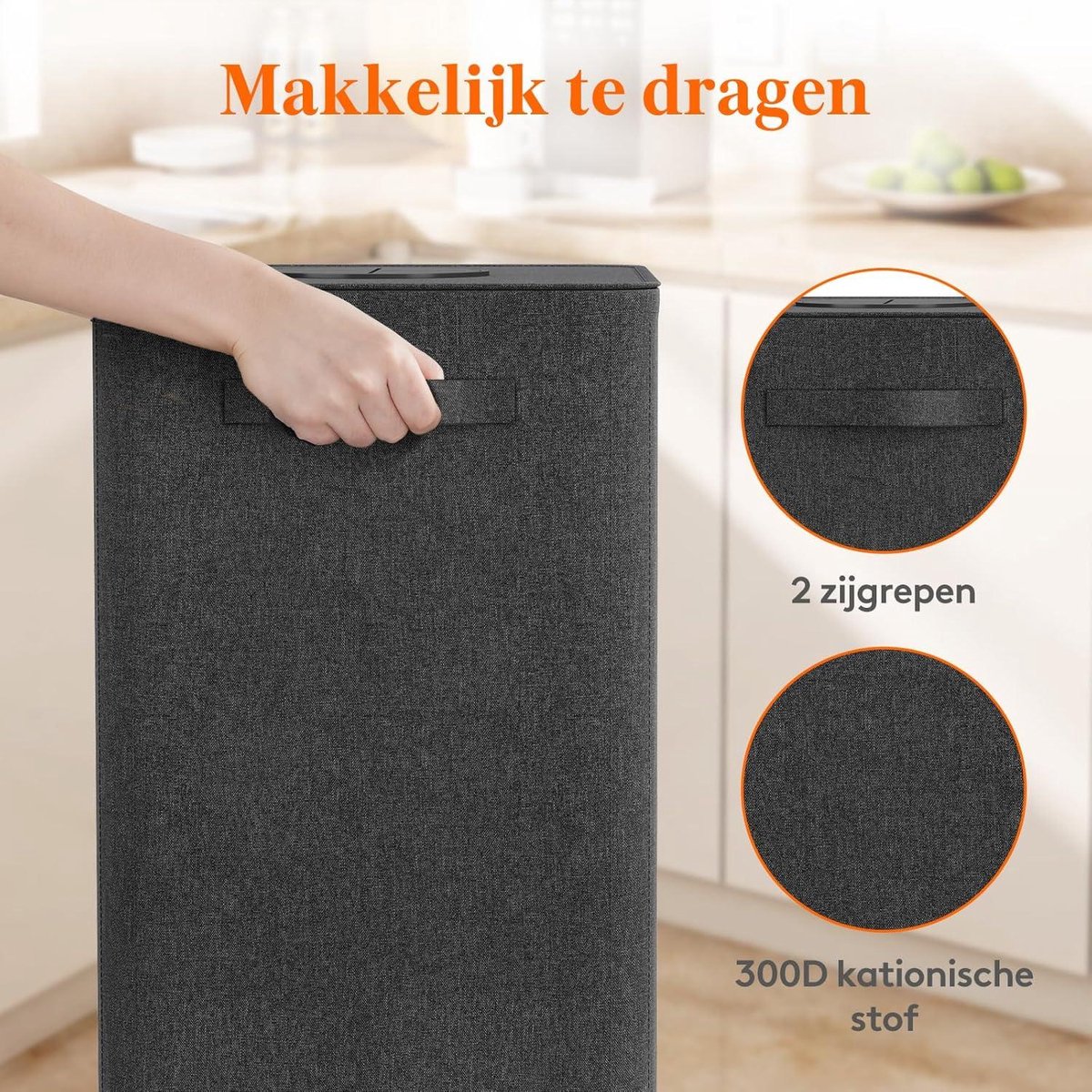 Graancontainer 100L met Deksel | Veilige Opslag | België