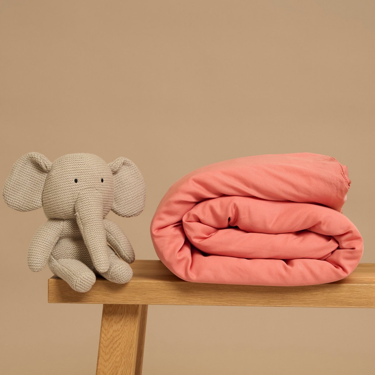 Coco & Cici - Kids - TENCEL Twill Dekbedovertrek Blush - 120x150 (zonder kussensloop)