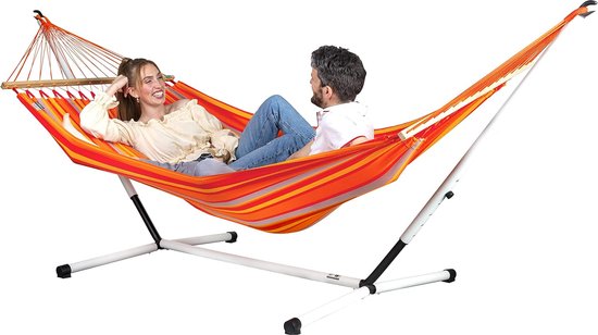 GOPLUS Hangmatstandaard van metaal, hangmatstandaard voor buiten belastbaar tot 200 kg, geschikt voor hangmatten van 2,75 m tot 3,6 m, XXL hangmatstandaard voor tuin, erf, balkon, terras, zwart GOPLUS Hangmatstandaard van metaal, hangmatstandaard voor buiten belastbaar tot 200 kg, geschikt voor hangmatten van 2,75 m tot 3,6 m, XXL hangmatstandaard voor tuin, erf, balkon, terras, zwart