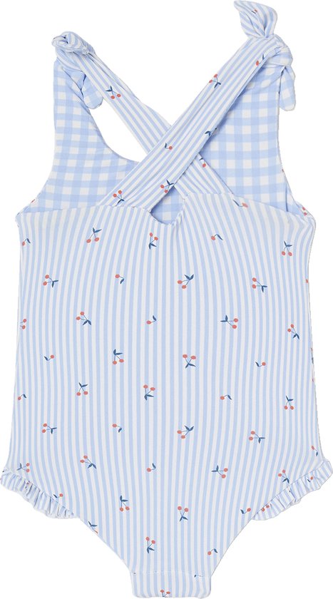 Maillot De Bain Rayé 1 Pièce Blanc Fille | Okaïdi & Obaïbi