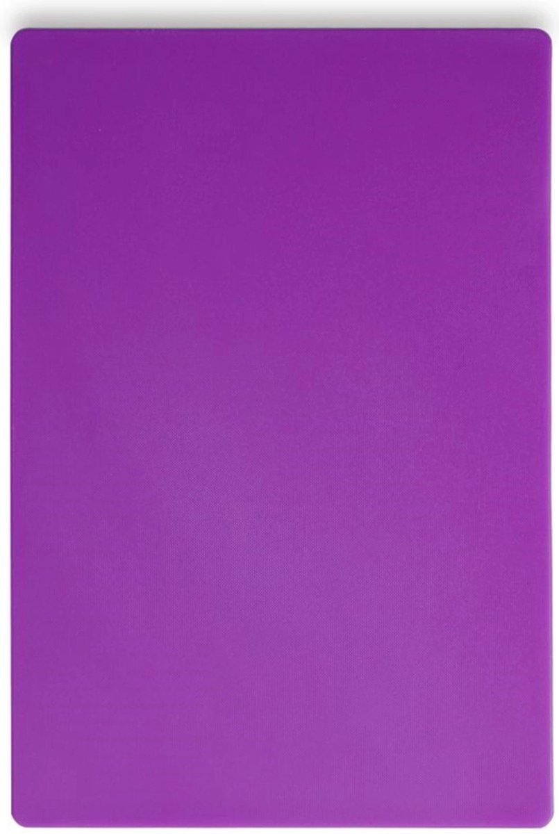 HENDI Grote paarse snijplank – HACCP-gecertificeerd – HDPE kunststof – 600x400 mm