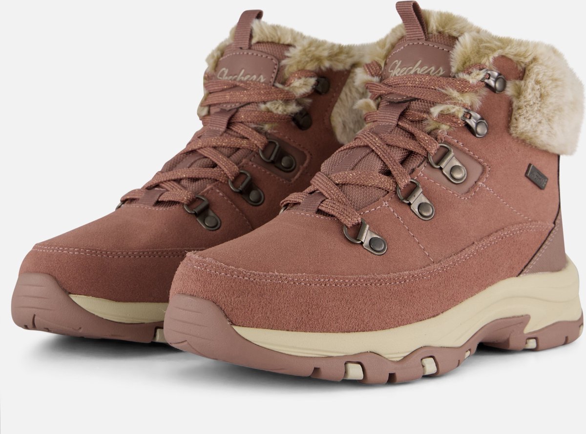 Skechers Dames Trego Snow Worries 167882 MVE Waterdichte Laarzen Paars