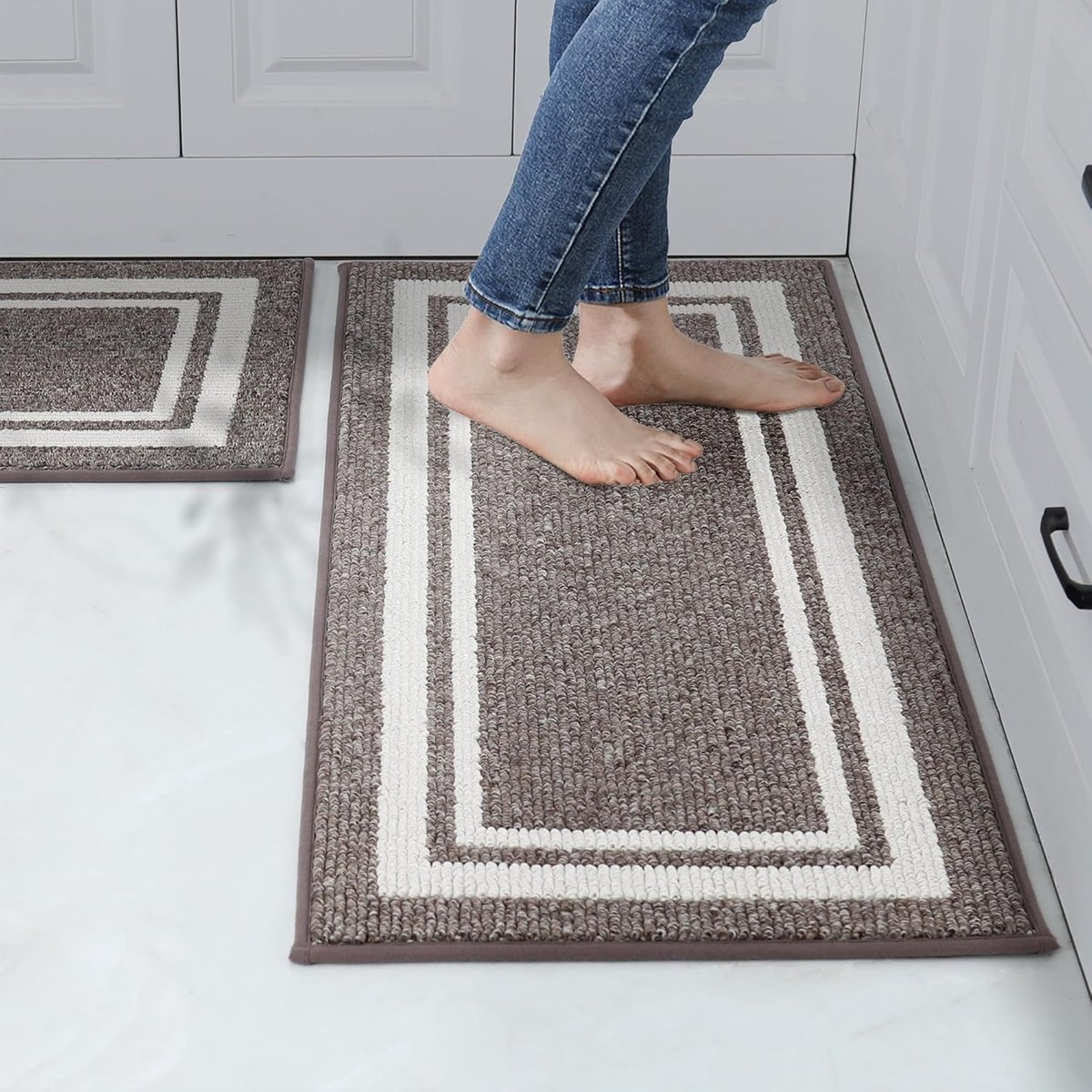Luvetrex ® Stijlvolle en Praktische Keukentapijtenset met Antislip voor Veiligheid en Comfort