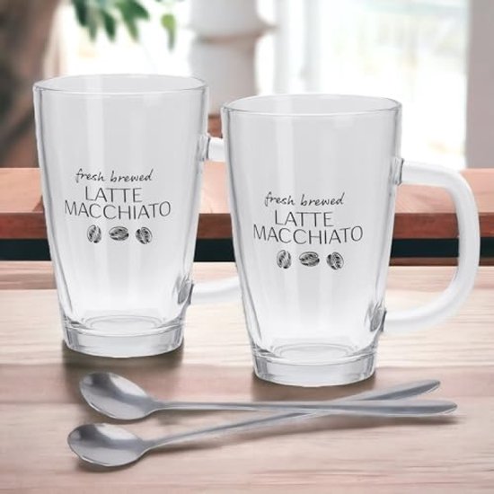 luxe-set-van-2-latte-macchiato-glazen-met-handvat-en-2-roestvrijstalen