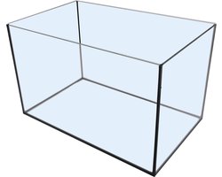 Boon Aquarium met Zwarte Kit - 45 x 28 x 28 cm - 35  - Transparant