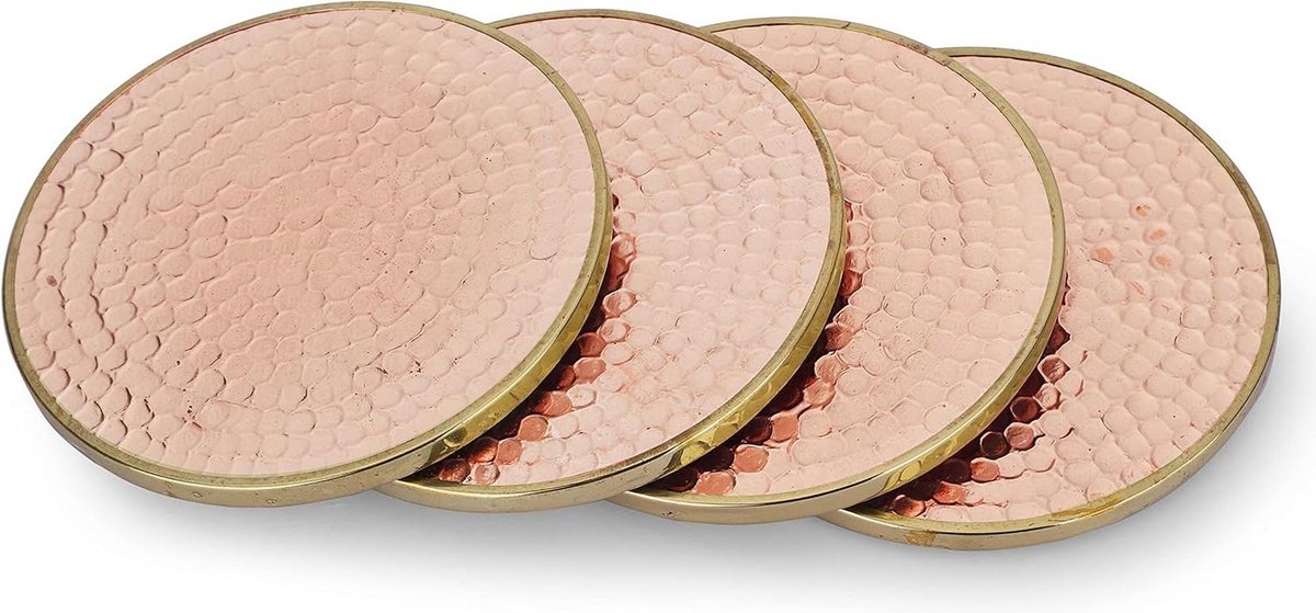 Set van 4 houten onderzetters met epoxyhars, baronderzetter voor drankjes, moderne onderzetters voor bar, keuken, thuisappartement, housewarmingcadeau, verjaardagscadeau
