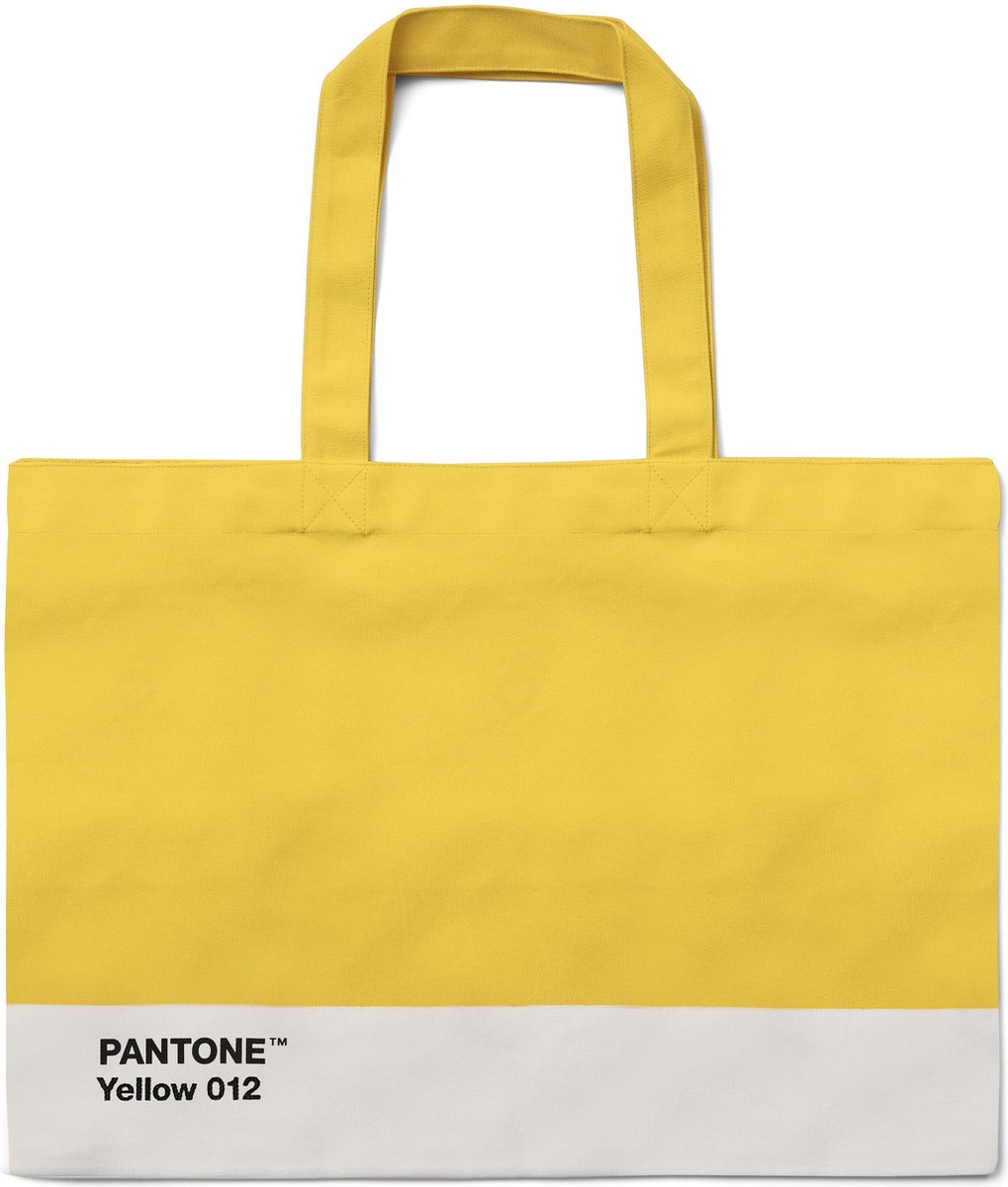 Copenhagen Design - Strandtas - Yellow 012 - Geel - Katoen - Canvas