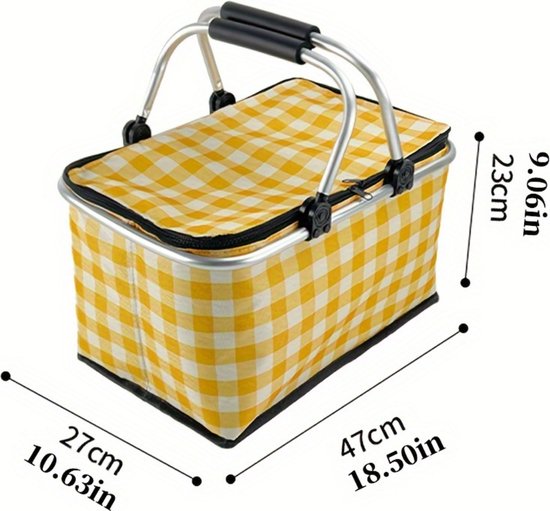 Panier pique-nique Bovista - Paniers pique-nique - Piknik - Pick Nick - Sac pique-nique - Panier - Boîte à lunch - Été - Rouge