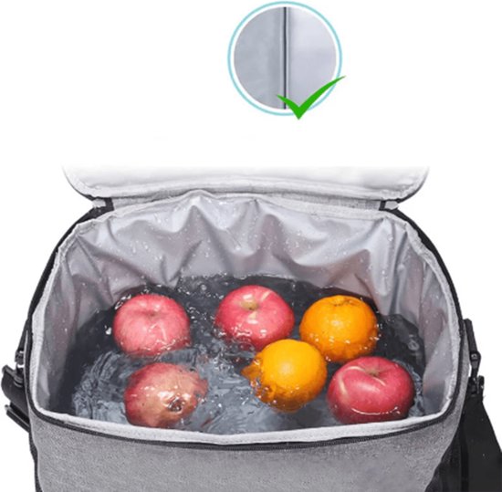 Nivard Koelbox - Koeltas - Frigobox - Autokoelbox - Lichtgewicht - Coolbox - Wielen - Draagbaar - Rood 25 Liter van Nivard — afbeelding 3
