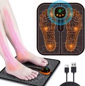 Bol.com Massage Apparaat Elektrische voetmassageapparaat EMS-voetmassagemachine draagbare USB-voetmassagemat - bevordert de bloe... aanbieding