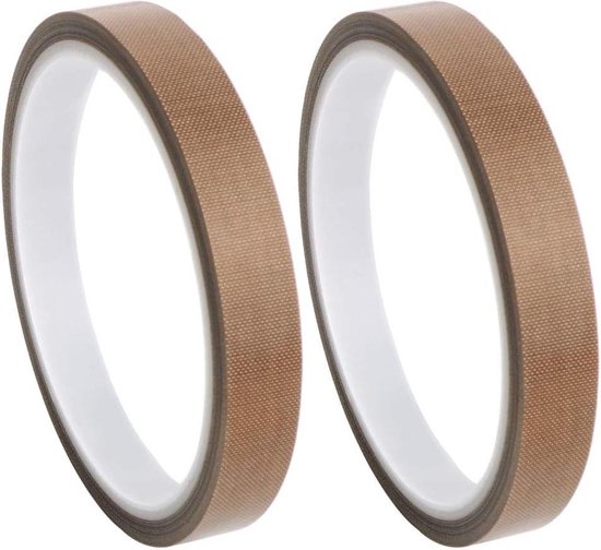 10M PTFE-tape 013 Mm Hoge Temperatuur Doek Isolatie Zelfklevende Rol Vacuüm