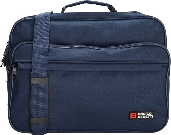 Foto: Enrico benetti amsterdam reportertas flightbag werktas donkerblauw