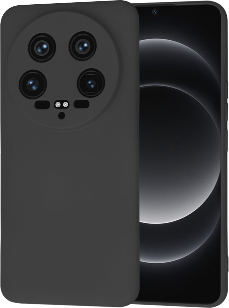Techsuit Soft Flex Silicone Back Cover hoesje voor Xiaomi 14 Ultra - Black