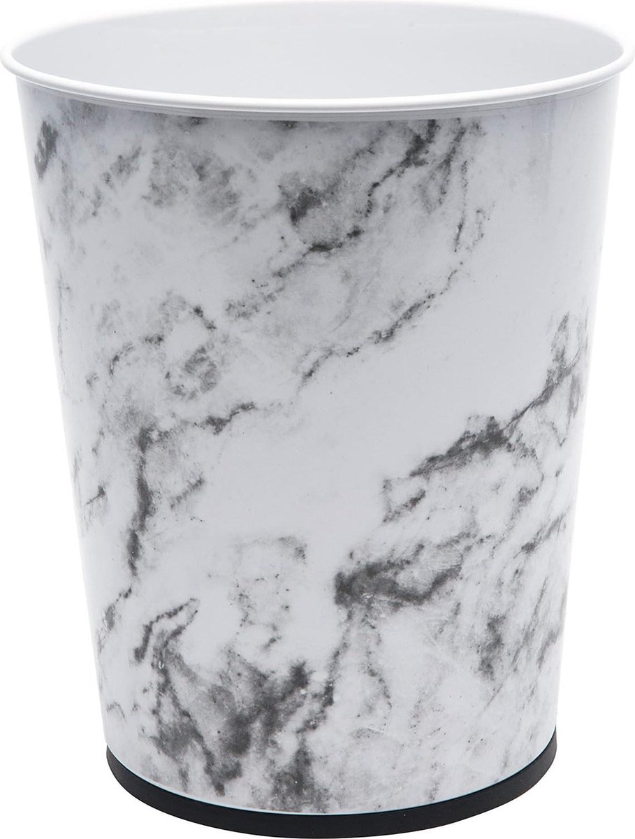 Goedkoopste Prullenbak-5-liter roestvrij staal marmeren maat perfect voor badkamer slaapkamer kantoor kleine ruimte wonen