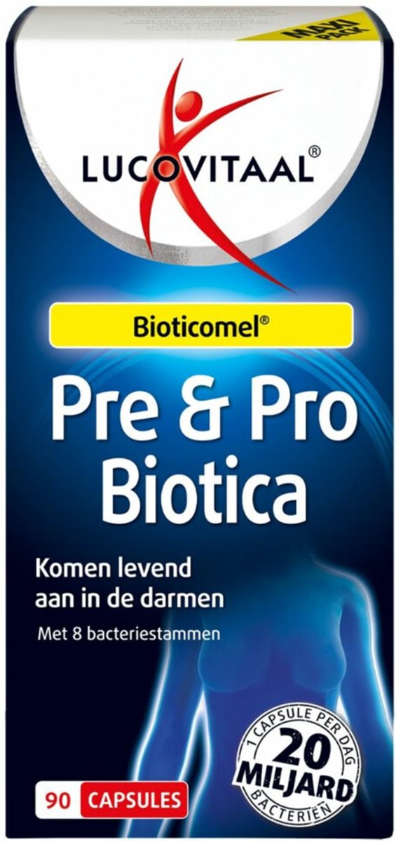 2+2 gratis: Lucovitaal Pre&Probiotica 90 capsules