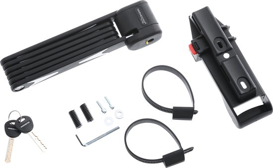 Hikemeister ® Vouwslot ART 2 - 95cm Fietsslot / Fatbike / Fietsslot / Ebike / Mountainbike slot / Racefiets slot / BMX slot met bevestiging van Hikemeister — afbeelding 5