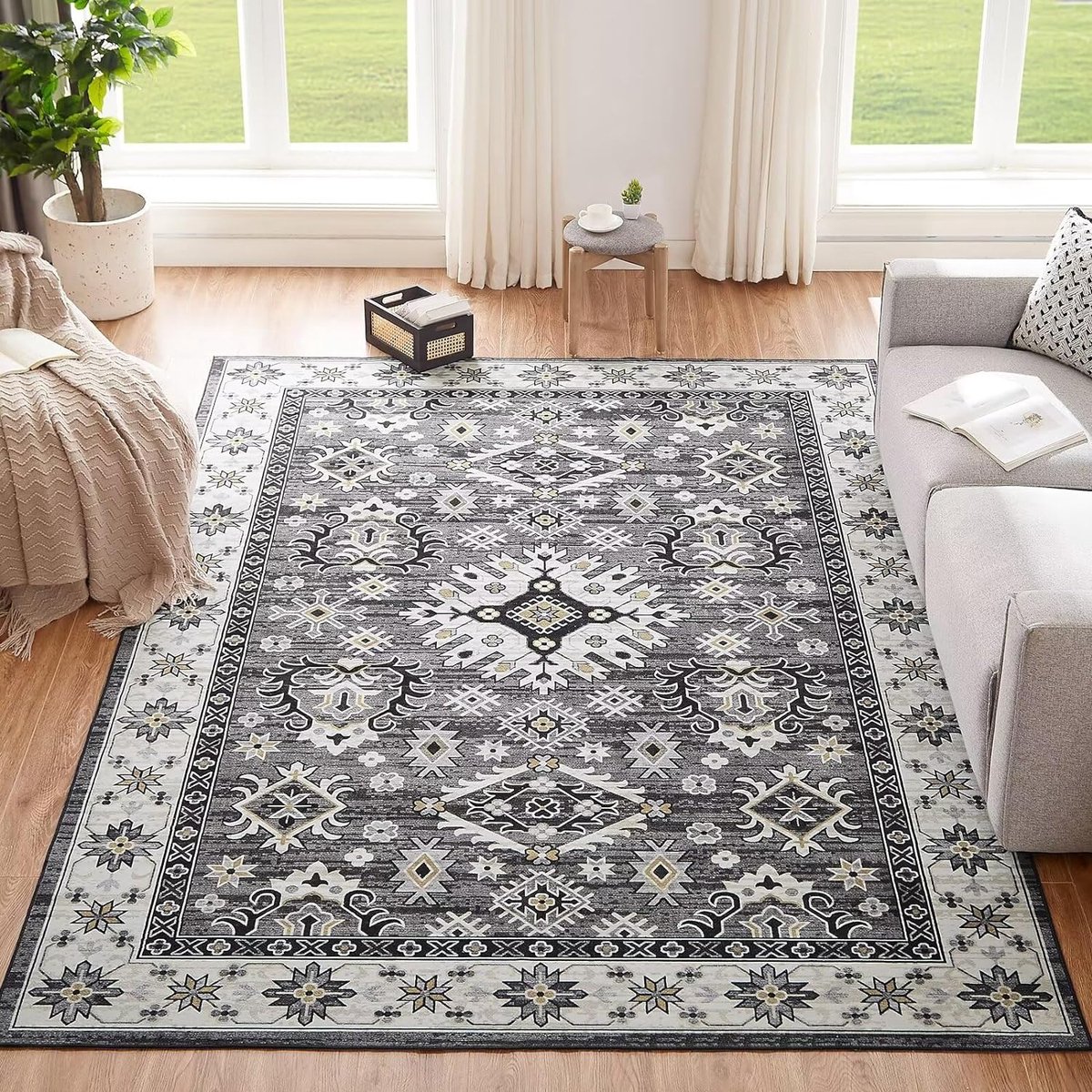 Goodivery ® Vintage Boho Vloerkleed 160 x 230 cm Wasbaar en Antislip