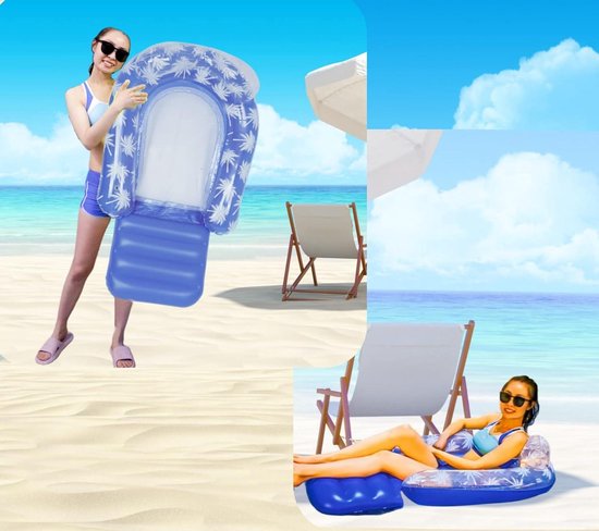 Opblaasbare waterhangmat - zwembadaccessoires - opvouwbaar - loungeparty speelgoed - volwassenen waterhangmat van Bestway — afbeelding 5