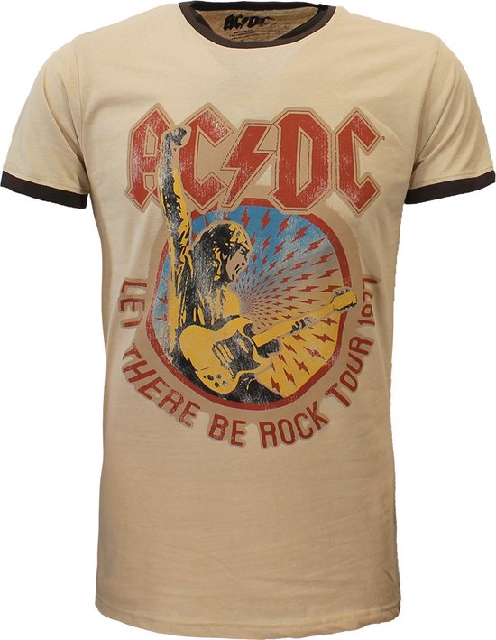 AC/DC Let There Be Rock Tour 1977 Ringer T-Shirt - Officiële ...