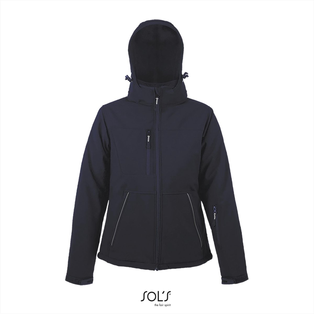 SOL’S Women´s Rock Padded Softshell L844 French Marineblauw