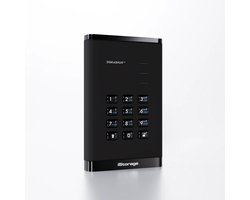 iStorage diskAshur3 SSD – externe Solid State Drive – 4TB – USB – 256-bit – Zwart