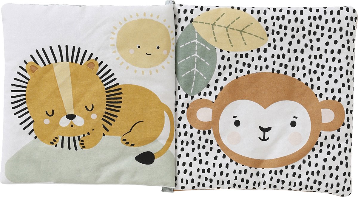 Vertbaudet Geschenkdoos met 3 stuks: knuffeldoek + rammelaar + prentenboek