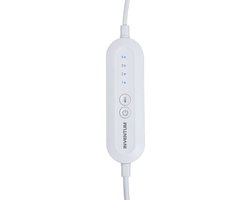 Afbeelding 2 van Inventum HB185G elektrische verwarmde bovendeken 180x130 cm - Eenpersoons - 4 warmtestanden - Uitwasbaar - Automatische uitschakeling - Fleece - Lichtgrijs