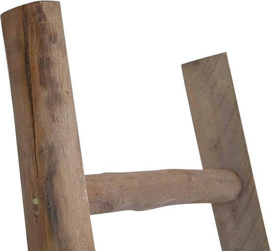 Kledingladder Slaapkamer Handdoekladder Voor De Badkamer – Decoratieve Houten Ladder Voor Handdoeken En Stille... | Bol Natuurlijke Houten Ladder