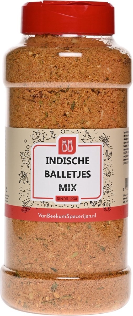 Goedkoopste Van Beekum Specerijen - Indische Balletjes Mix - Strooibus 500 Gram