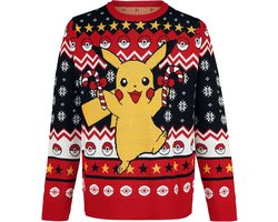 Pokémon Pikachu Heren Christmas jumper - meerkleurig - XXL