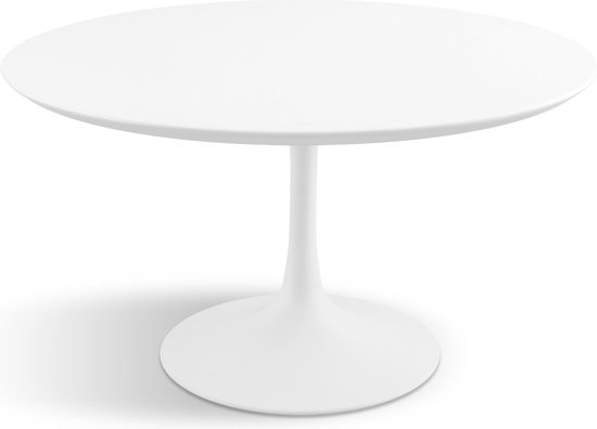 Table à manger Flute ronde Wit