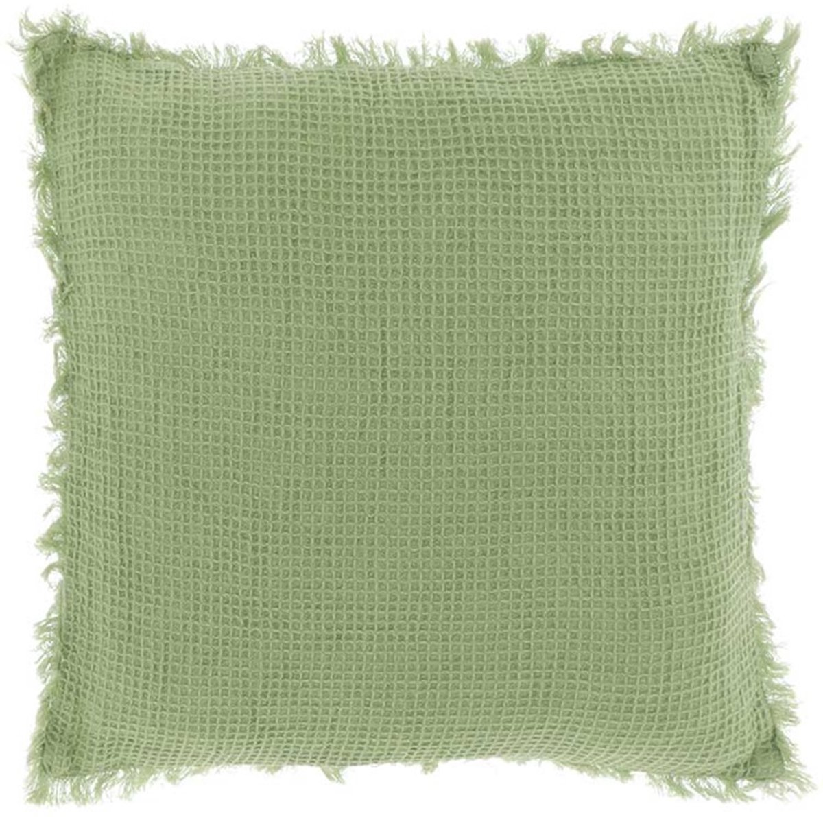 Unique Living D- Unique Living - Kussen Canar 45x45cm nile green Groen